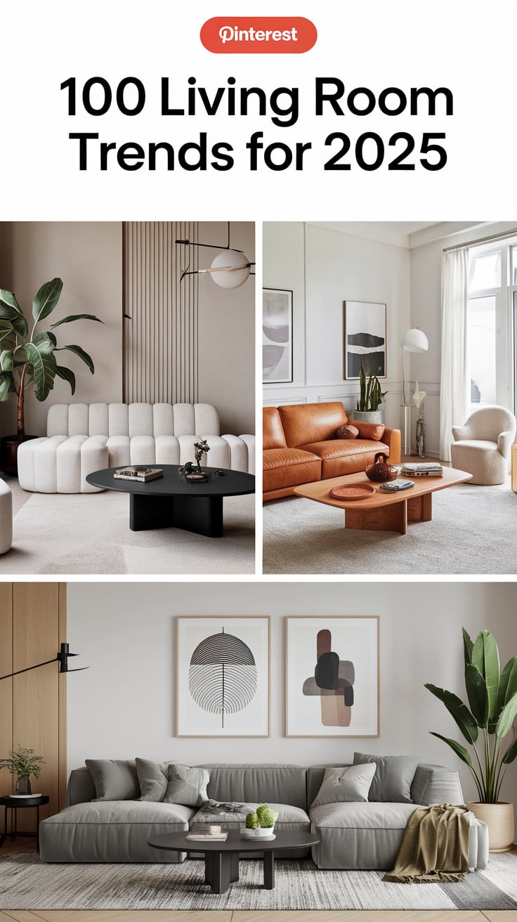100 Living Room Trends For 2025 - Designer and the DIYer - DIY, Design ...