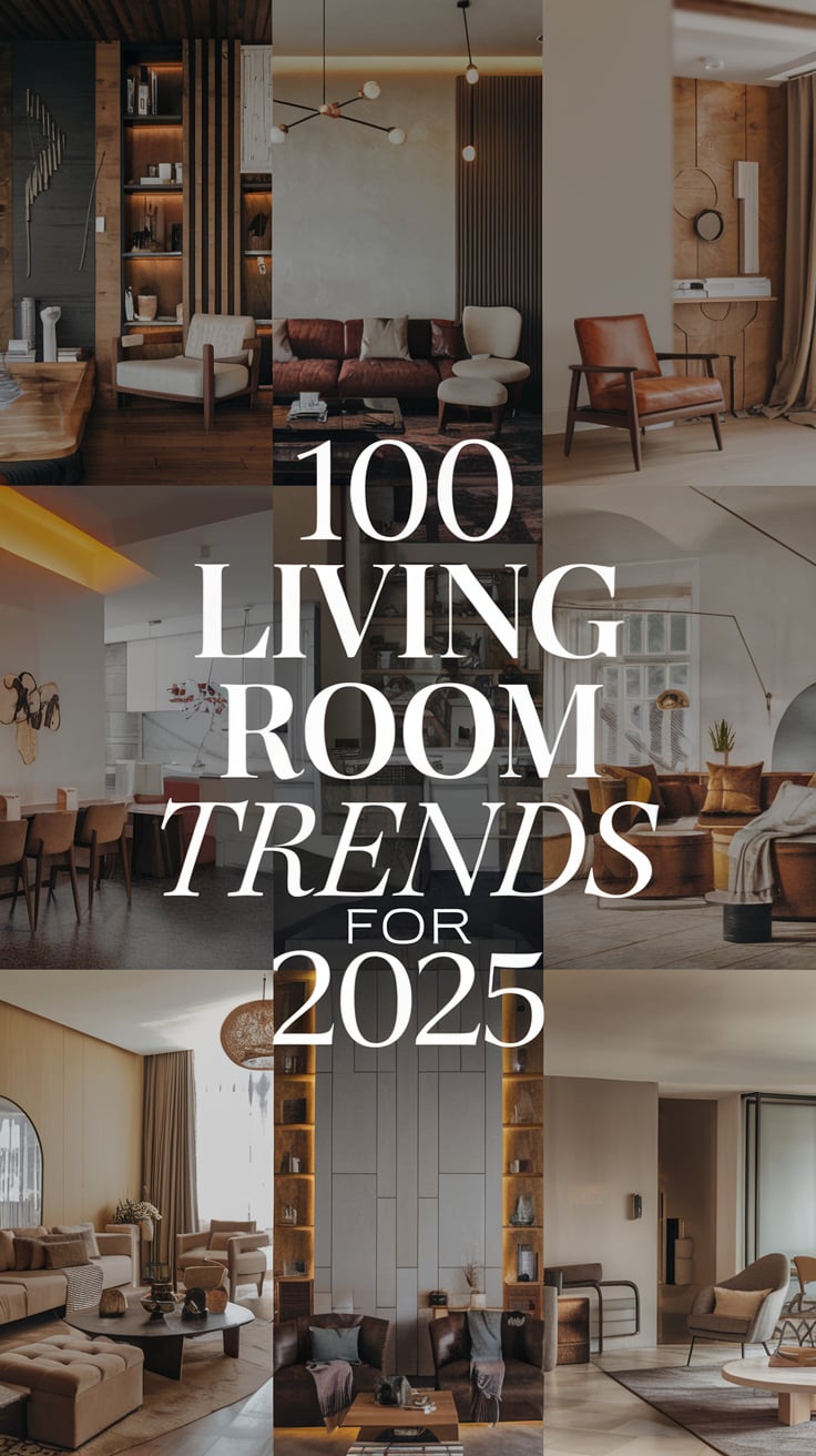 100 Living Room Trends For 2025 - Designer and the DIYer - DIY, Design ...