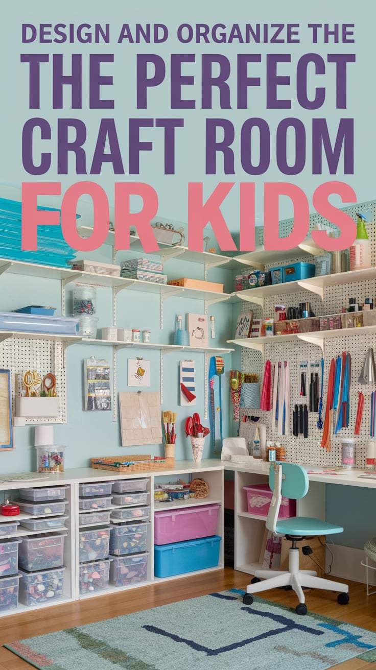 How to Design and Organize the Perfect Craft Room for Kids - Designer ...