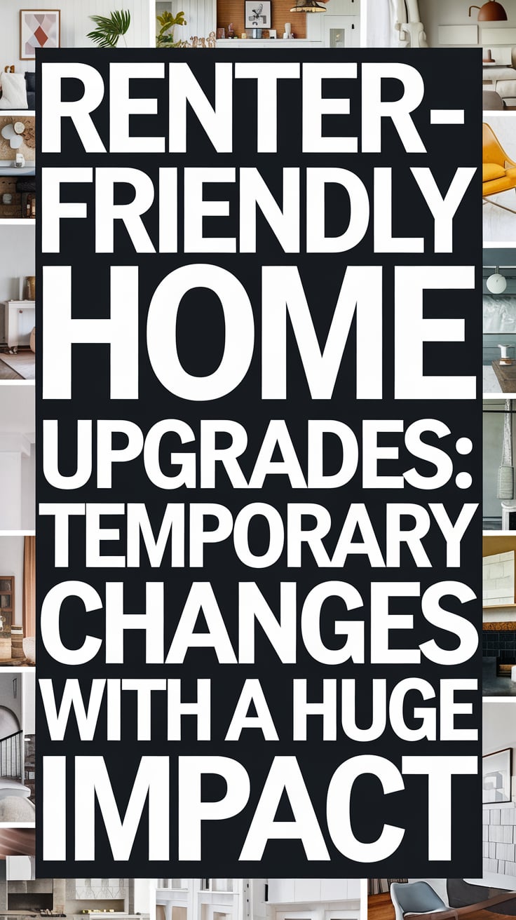 Renter-Friendly Home Upgrades: Temporary Changes with a Huge Impact ...