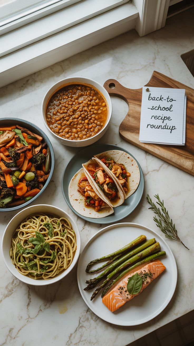 Back-to-School Recipe Roundup: 5 Easy Weeknight Meals (+ Prep Ideas!)