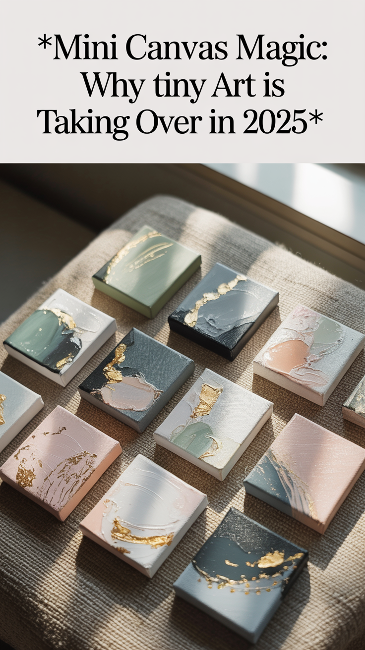 Mini Canvas Magic: Why Tiny Art Is Taking Over in 2025 (And How to Make Your Own)