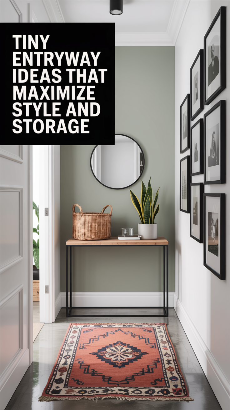 Tiny Entryway Ideas That Maximize Style and Storage