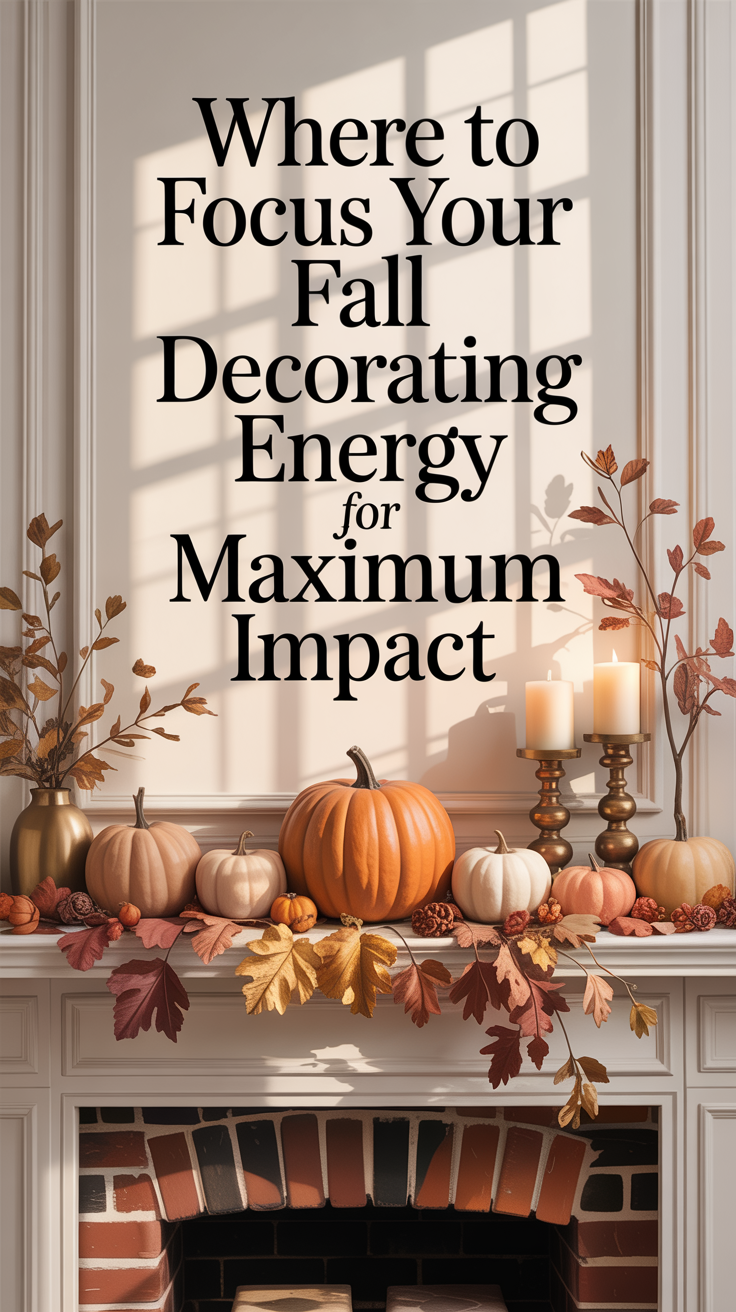 Where to Focus Your Fall Decorating Energy for Maximum Impact