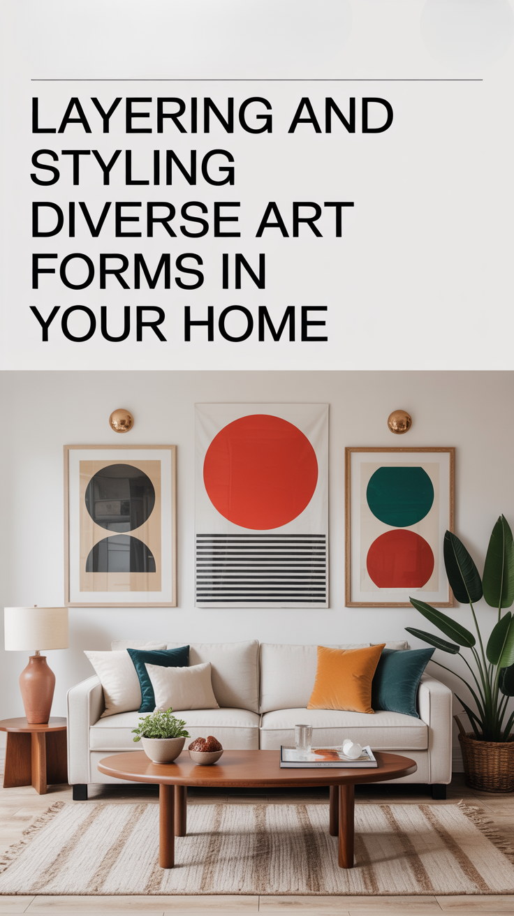 The Art of Adornment: Layering and Styling Diverse Art Forms in Your Home