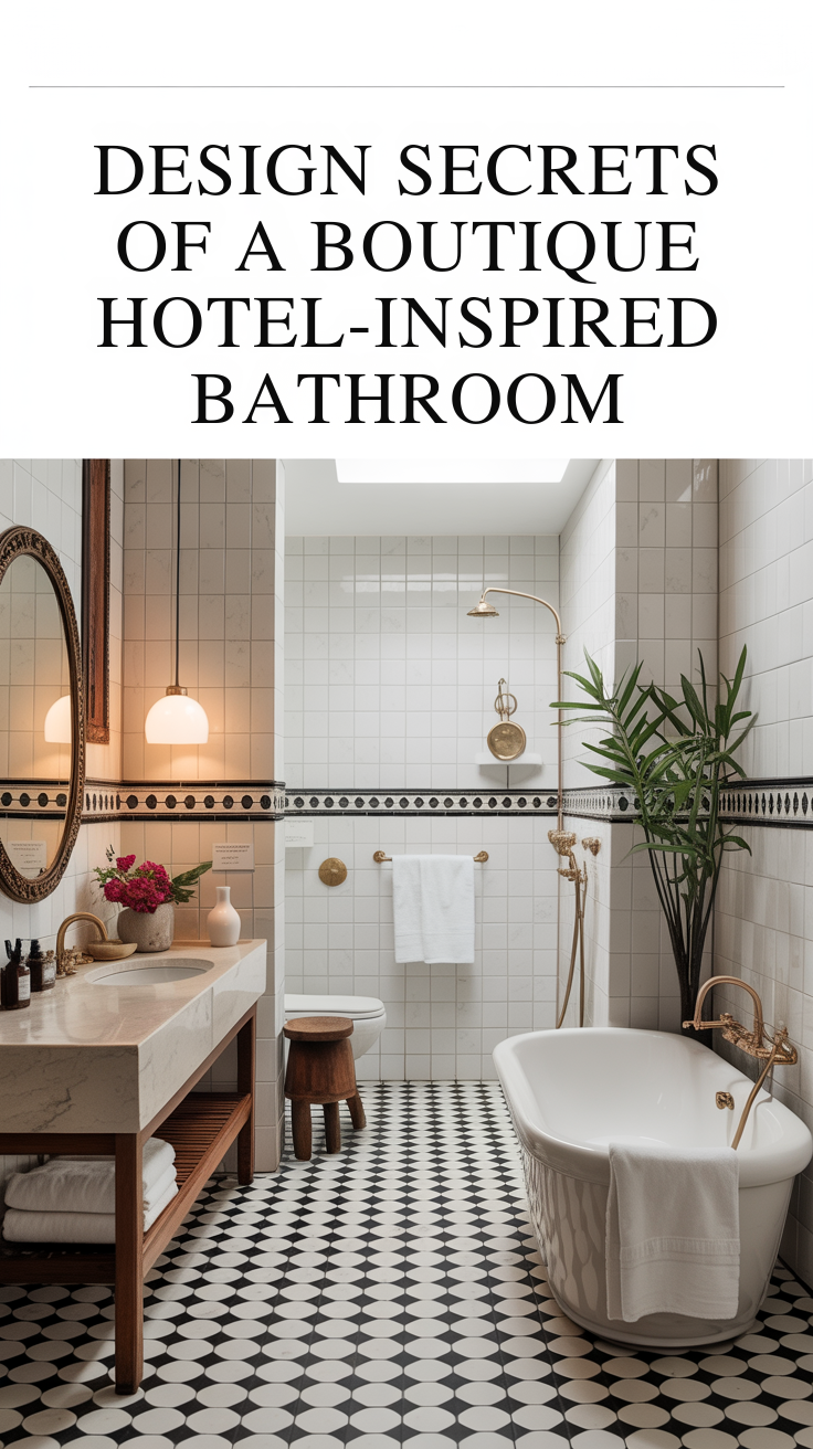 Design Secrets of a Boutique Hotel-Inspired Bathroom