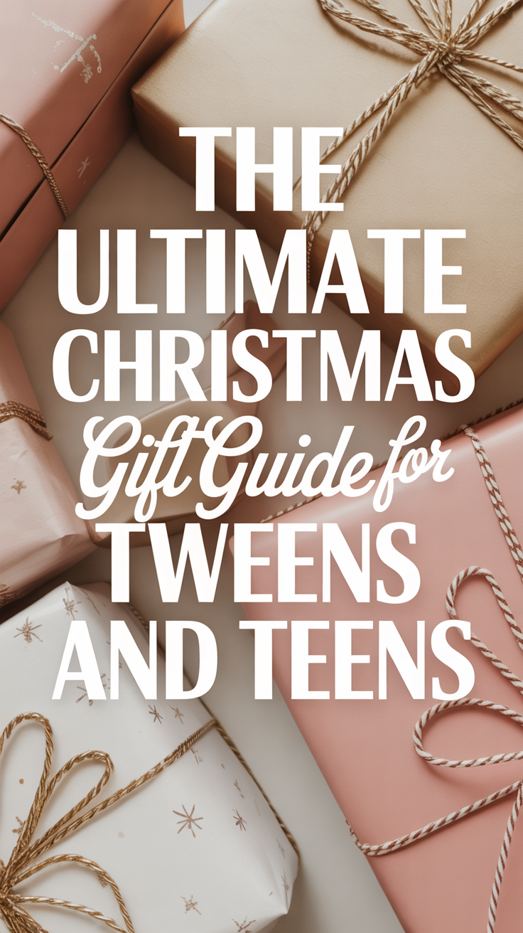 The Ultimate Christmas Gift Guide for Tweens and Teens