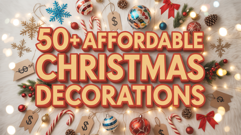 50 Affordable Christmas Decorations At Home