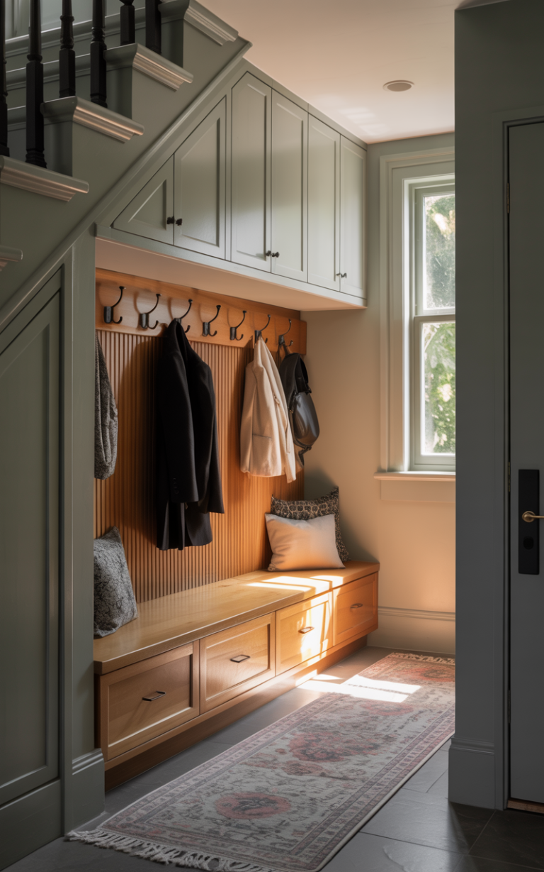 20 DIY Mudroom Entryway Ideas - Designer and the DIYer - DIY, Design ...