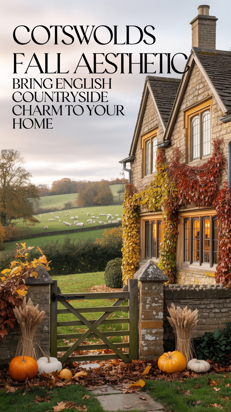 Cotswolds Fall Aesthetic: Bring English Countryside Charm to Your Home