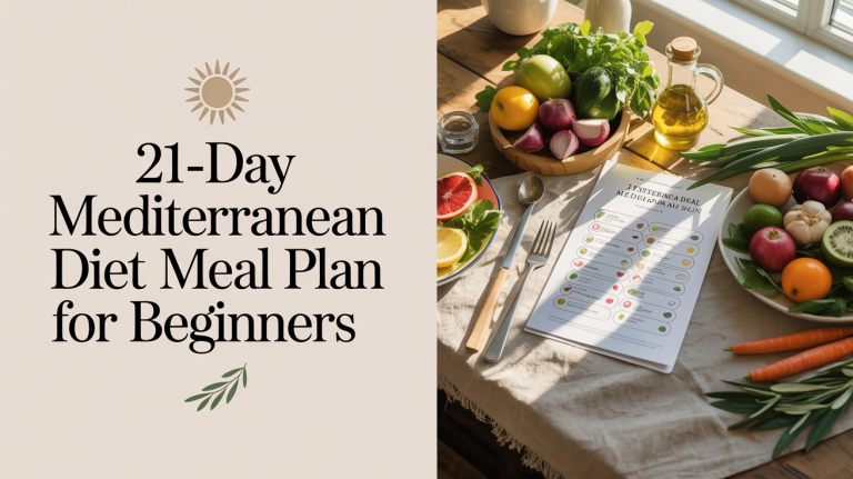 A 21-Day Mediterranean Diet Meal Plan For Beginners