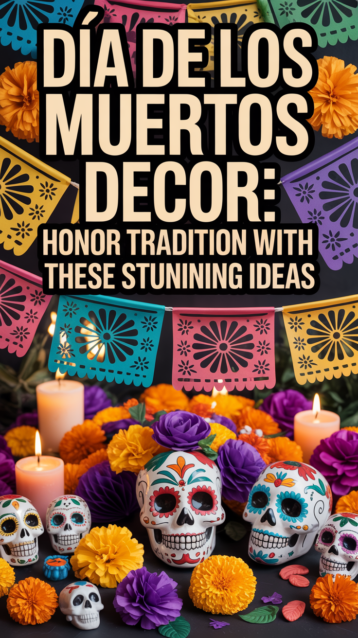 Día de los Muertos Decor: Honor Tradition with These Stunning Ideas