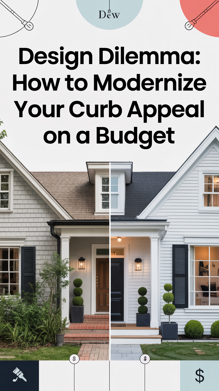 Design Dilemma: How to Modernize Your Curb Appeal on a Budget