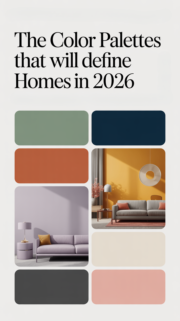 Warm, Layered, and Luxurious: The Color Palettes That Will Define Homes Next Year