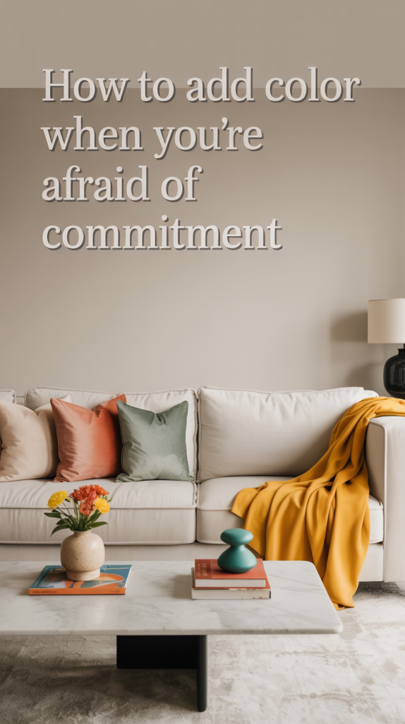Design Dilemma: How to Add Color When You’re Afraid of Commitment ...