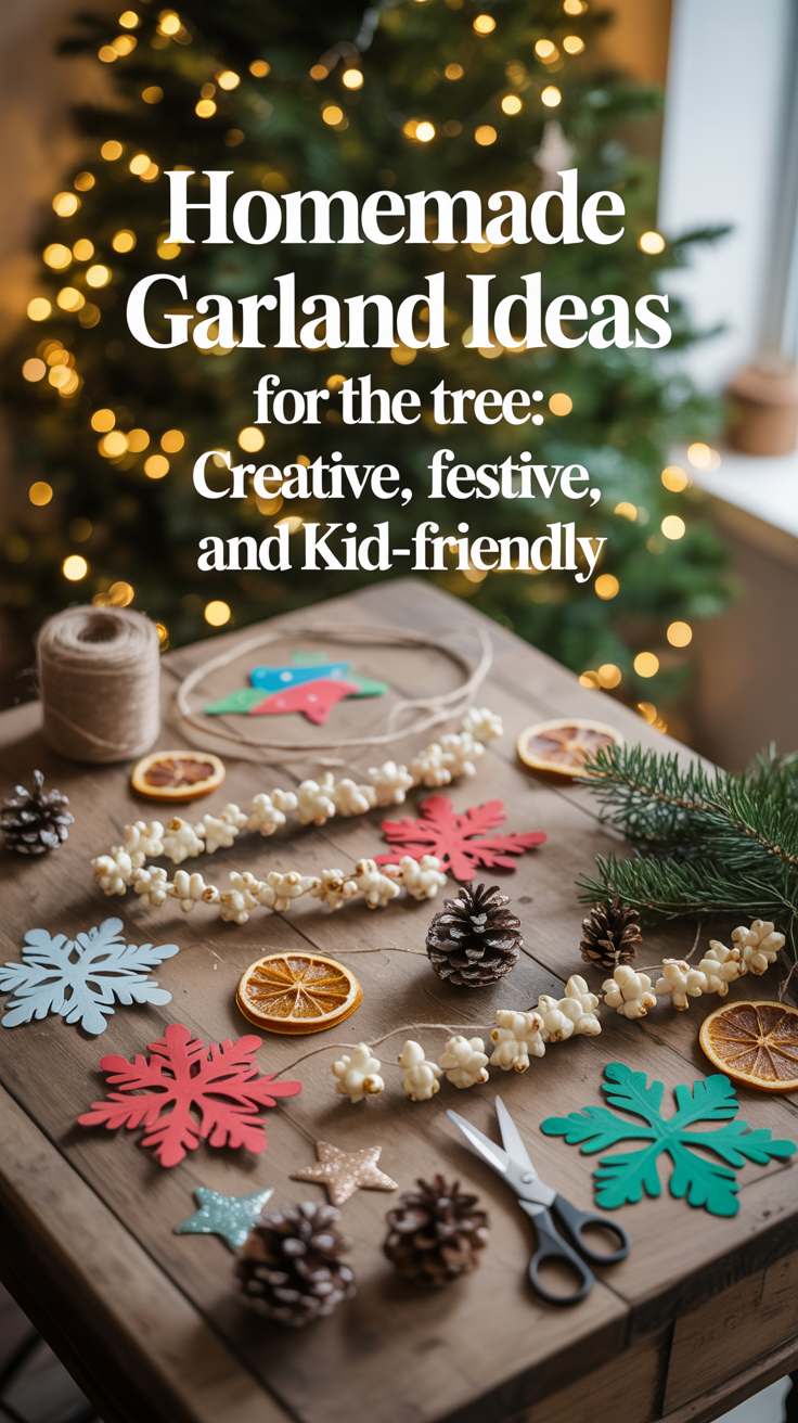 Homemade Garland Ideas for the Tree: Creative, Festive, and Kid-Friendly