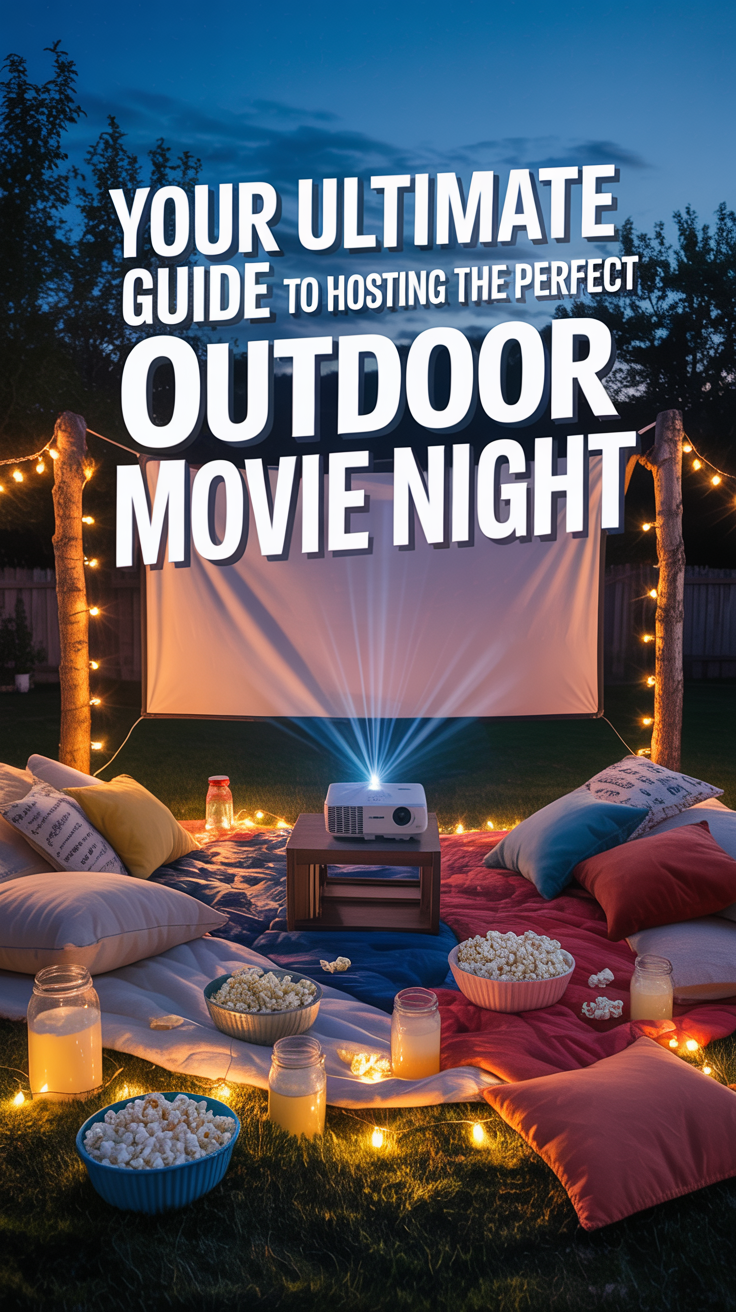 Your Ultimate Guide to Hosting the Perfect Outdoor Movie Night