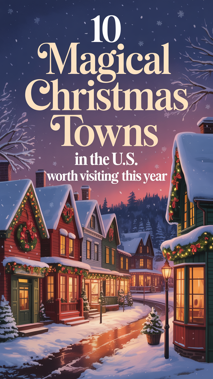 10 Magical Christmas Towns in the U.S. Worth Visiting This Year