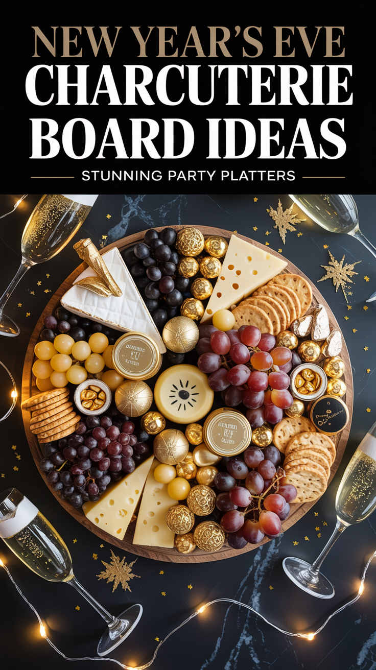 New Year’s Eve Charcuterie Board Ideas: Stunning Party Platters to Ring in the New Year in Style