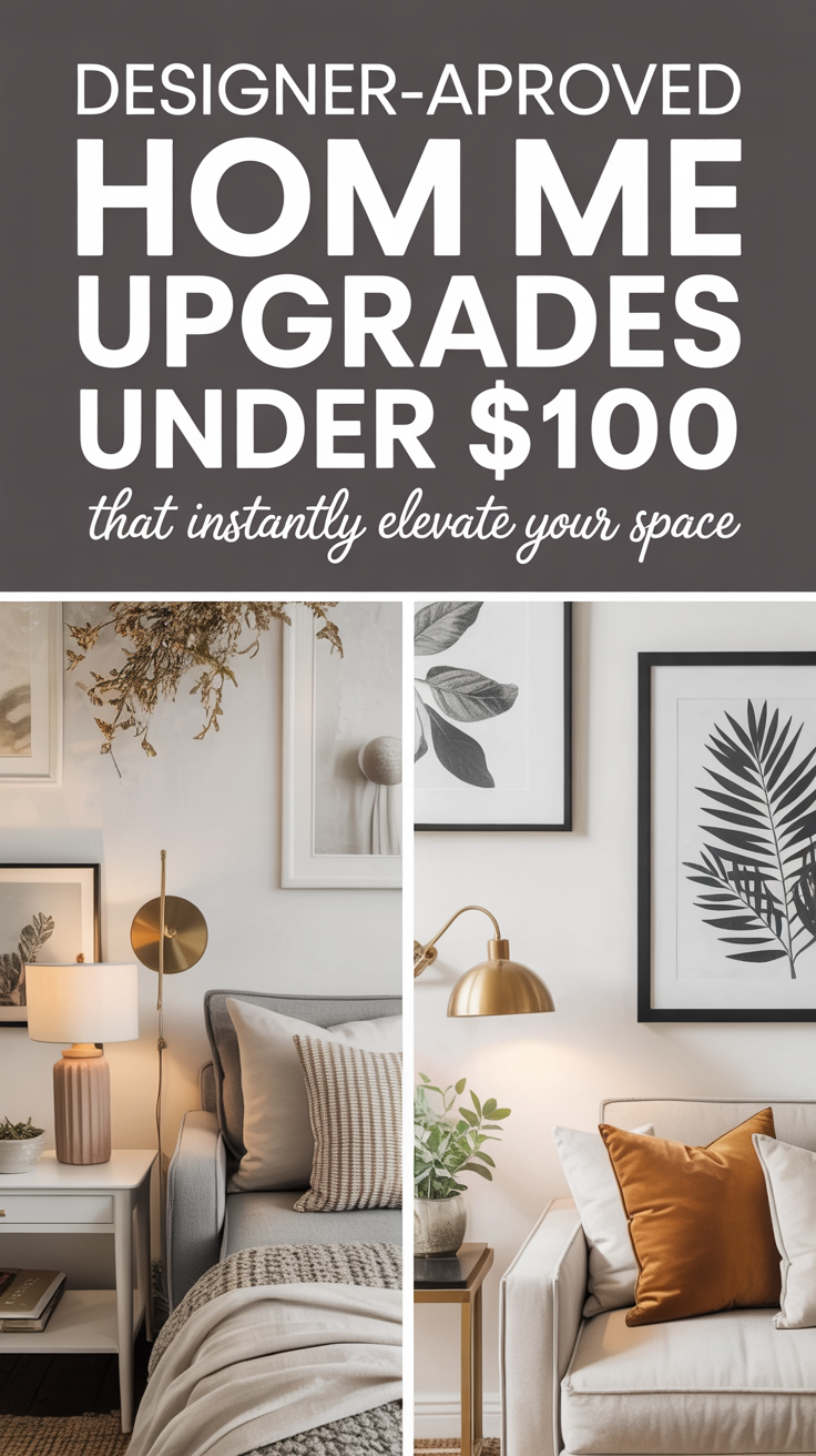 Designer-Approved Home Upgrades Under $100 That Instantly Elevate Your Space