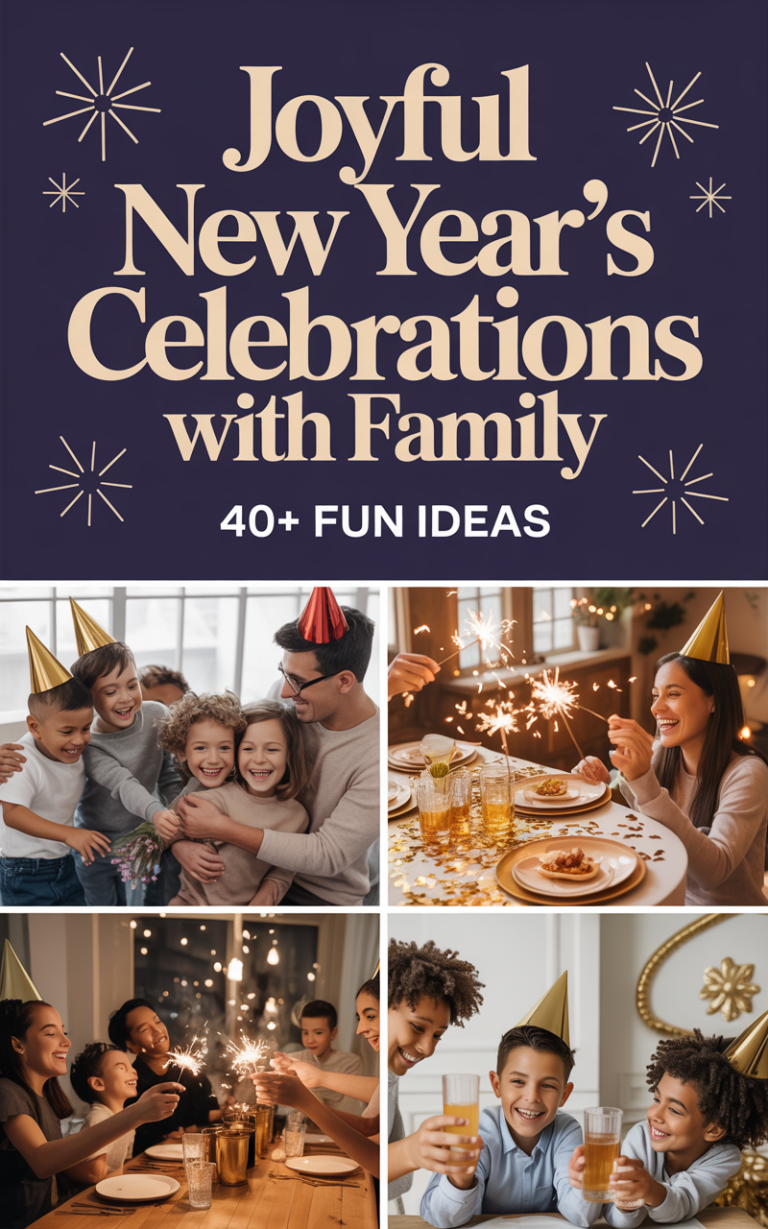 Joyful New Year’s Celebrations With Family: 40+ Fun Ideas for Kids, Parents & Everyone in Between
