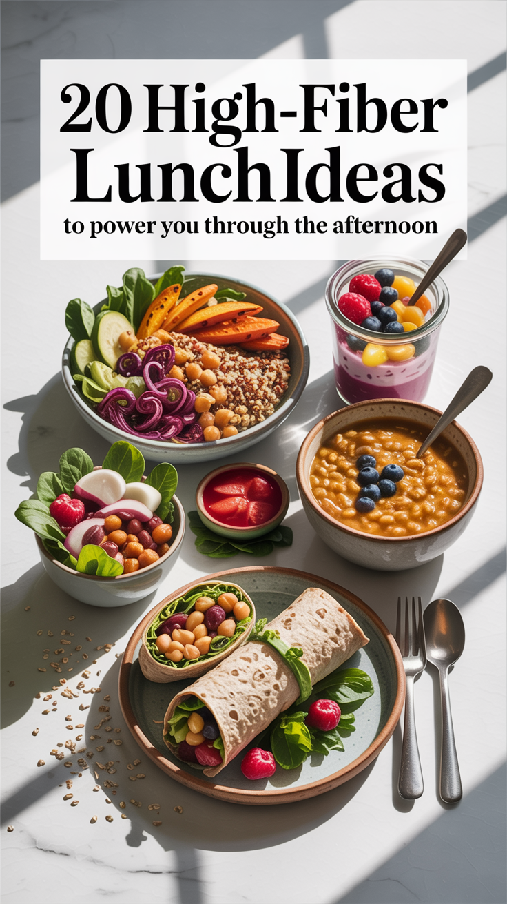 20 High-Fiber Lunch Ideas to Power You Through the Afternoon