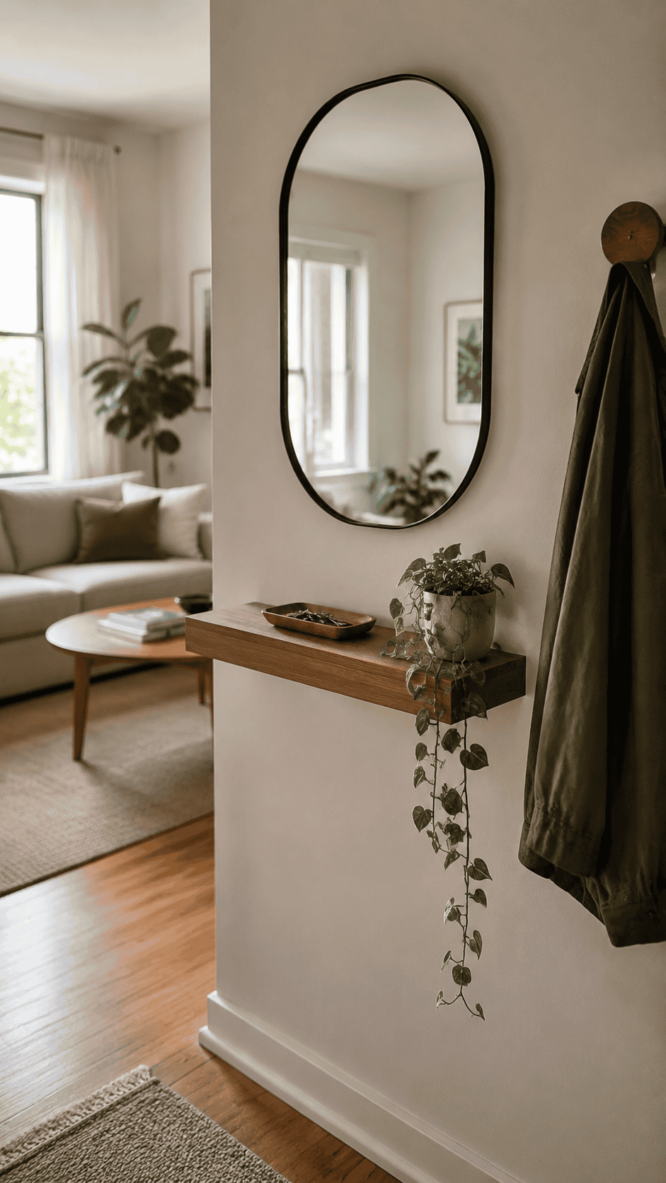 A Mini Console That Feels Like an Entrance