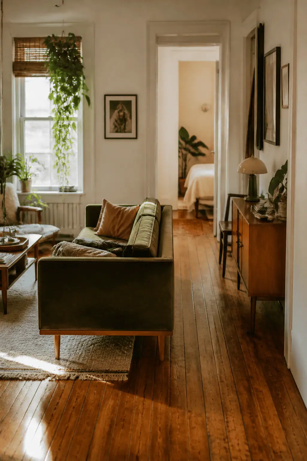 Create Depth with a Freestanding Sofa Arrangement