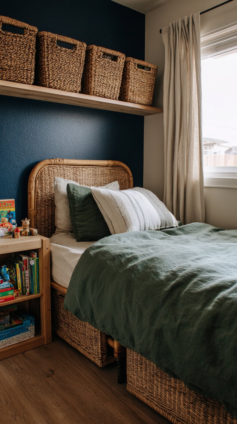 Rattan: Durable Style for Boy Mom Bedrooms