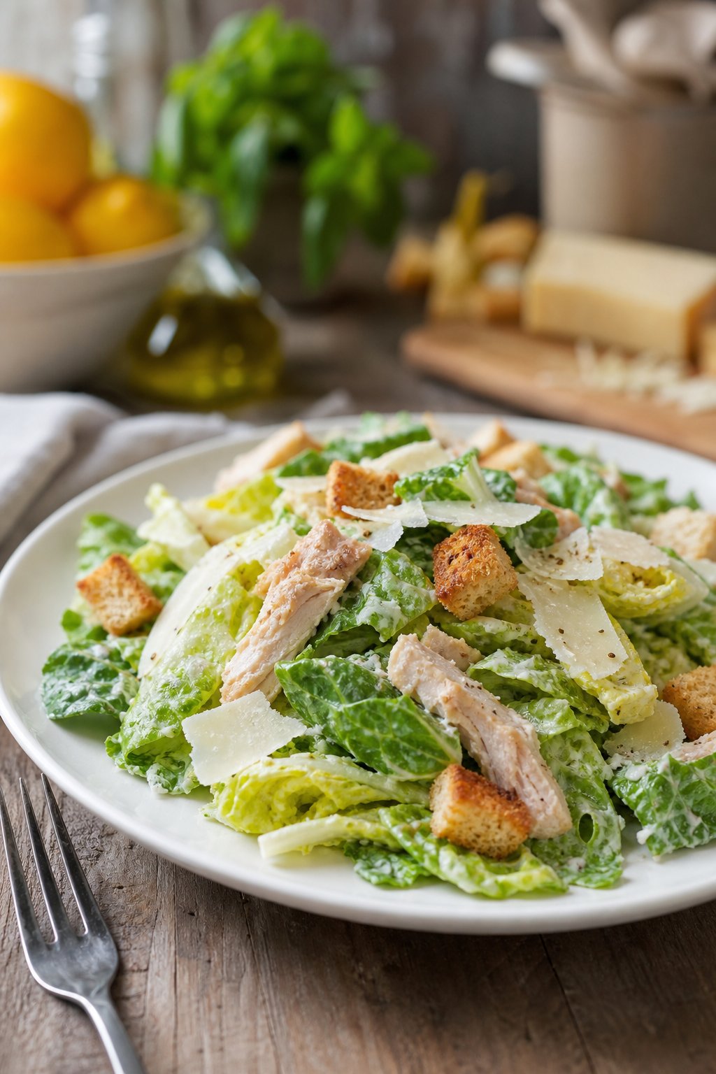 Quick and Crisp Chicken Caesar Delight