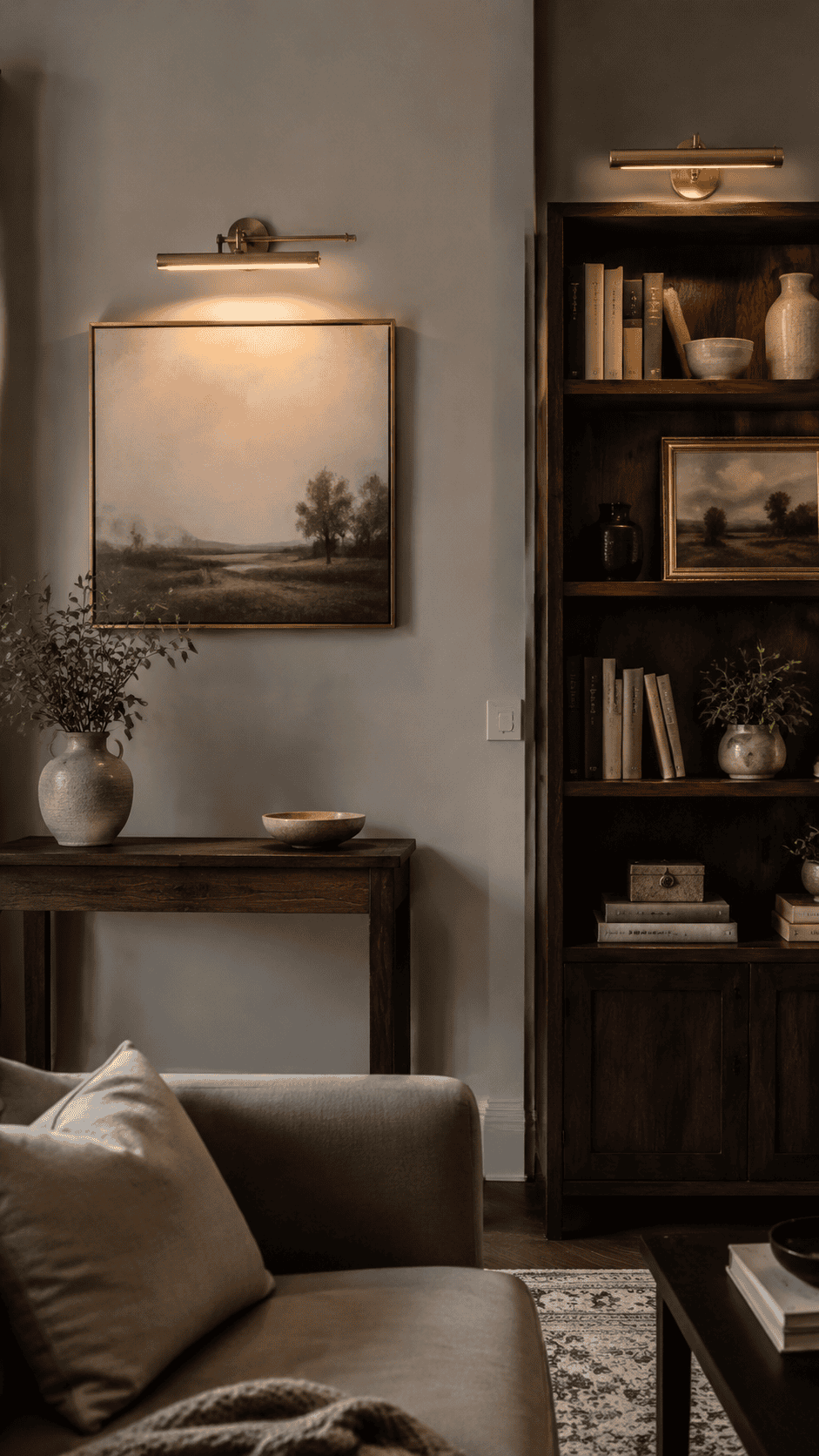 Illuminate Your Art and Shelves with Stylish Battery-Powered Lights