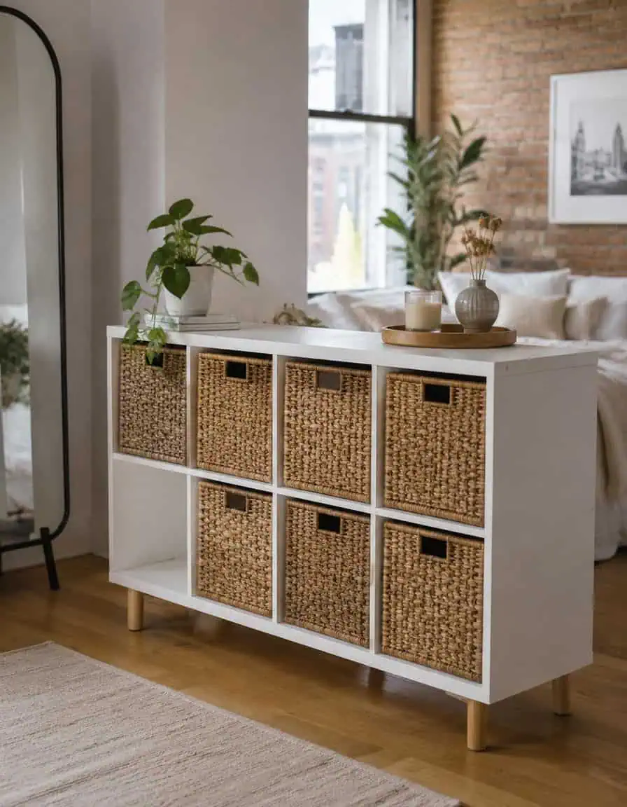 Upgrade Your IKEA Kallax with Chic Legs and Storage Baskets