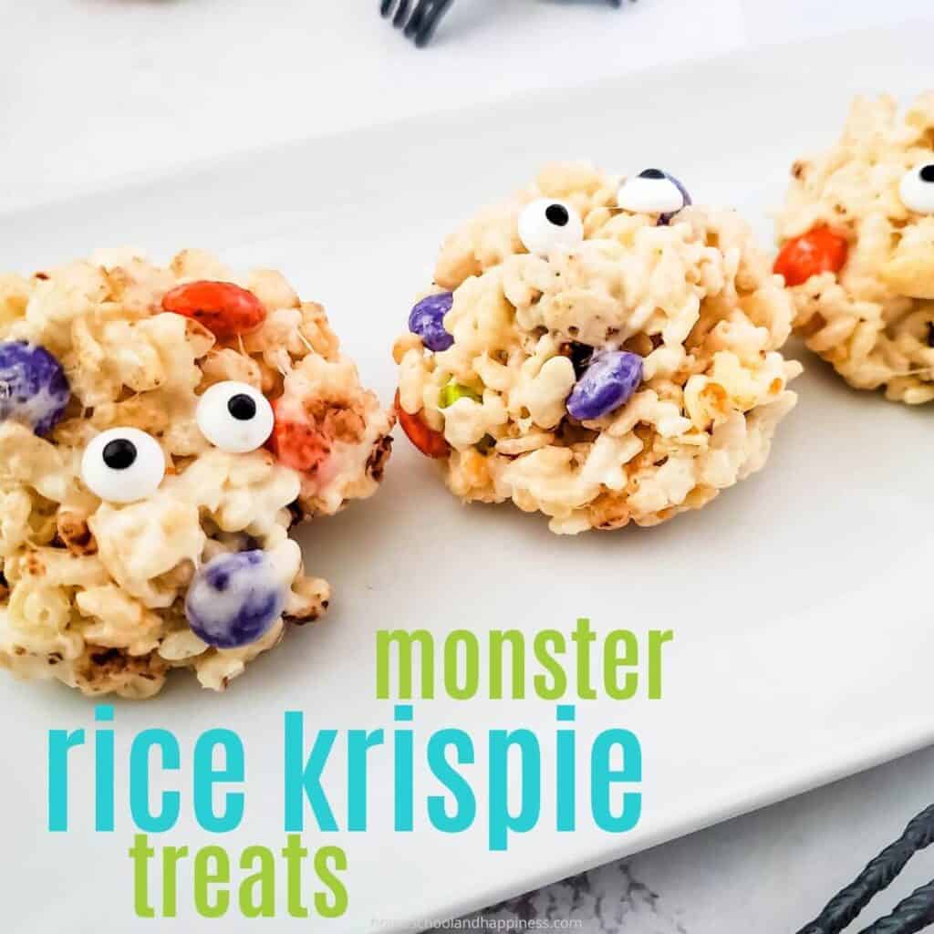 Mischief-Made Monster Krispie Treats