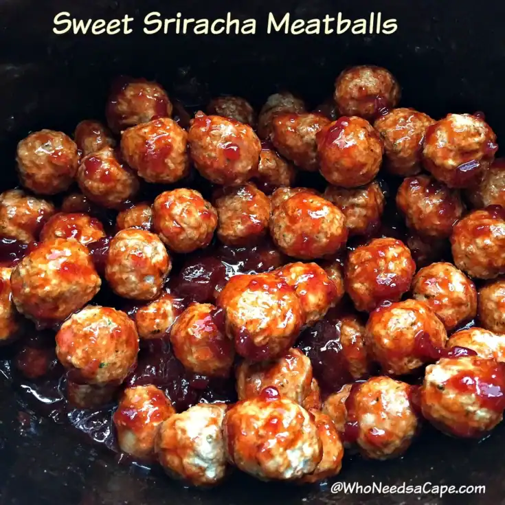 Witch’s Cauldron Sticky-Heat Meatballs