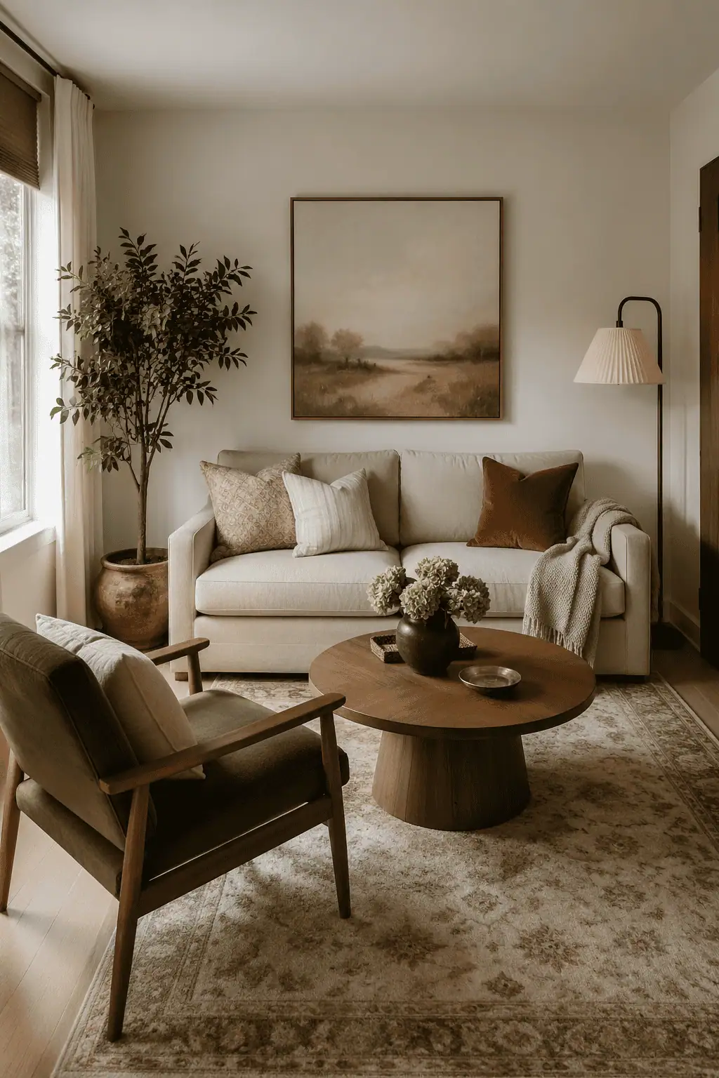 Creating Movement with a Tilted Accent Chair