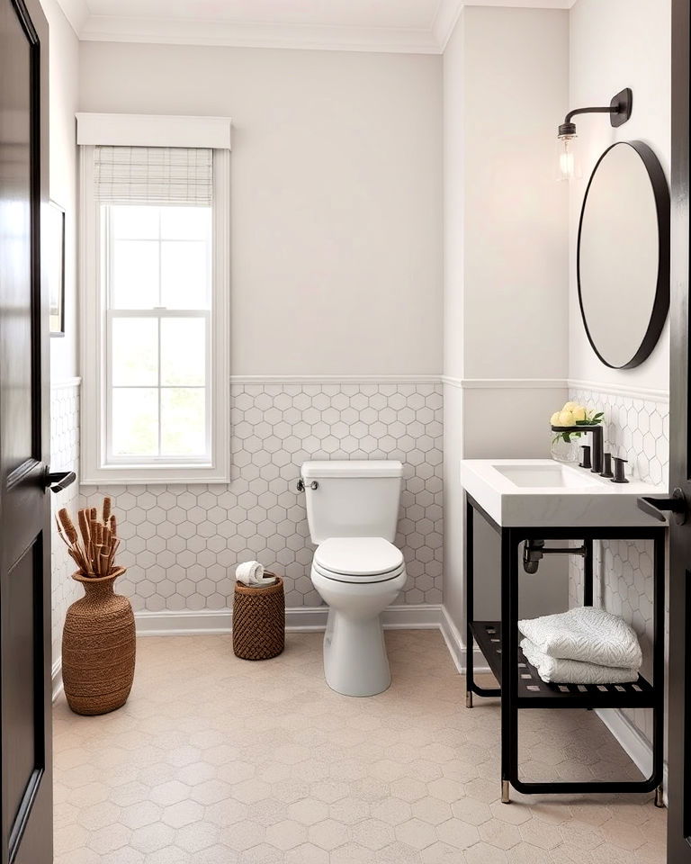 Versatile Hexagonal Tiles for Contemporary Flair