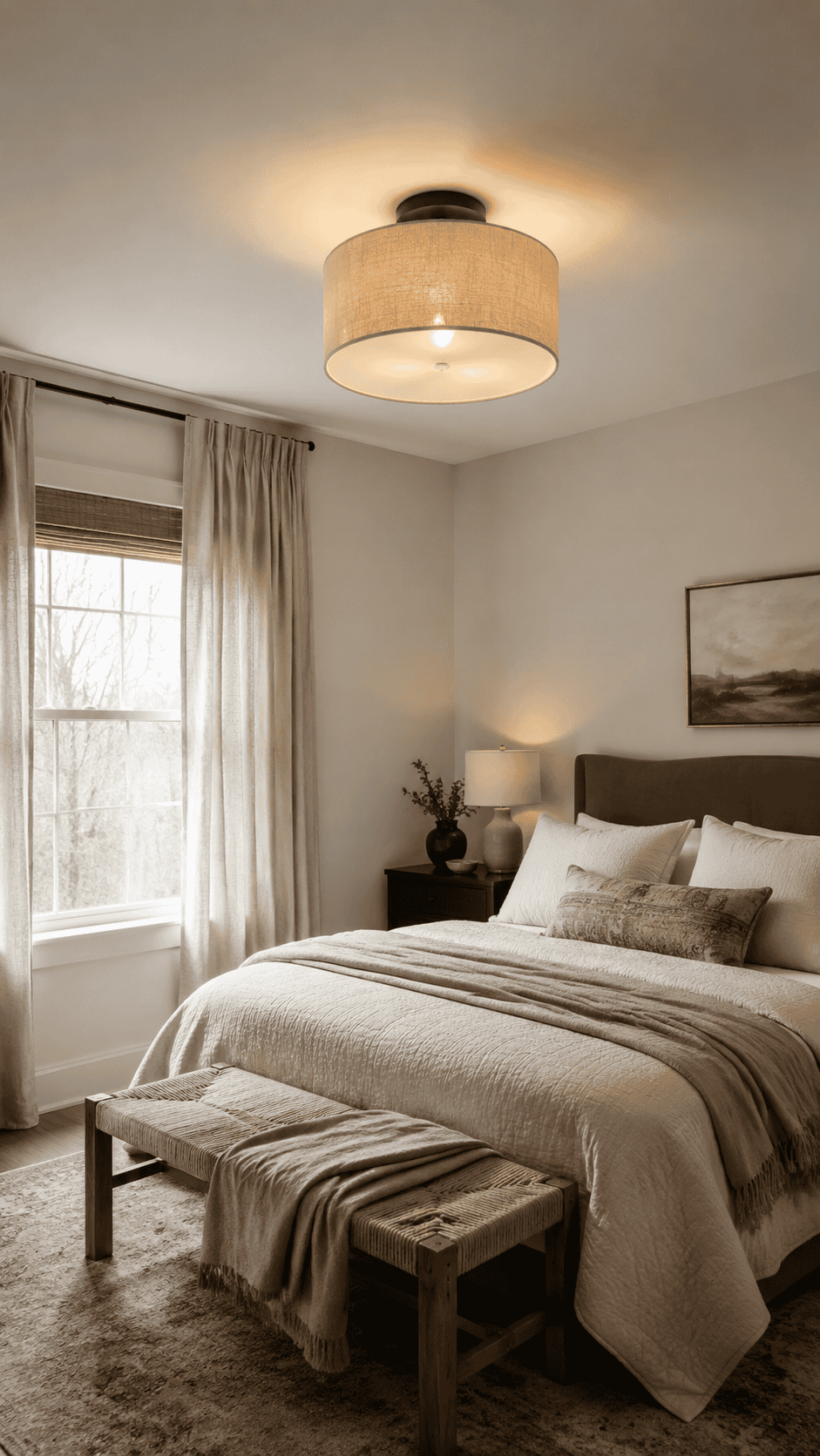 Transform Basic Flush Mounts with Stylish Clip-On Shades