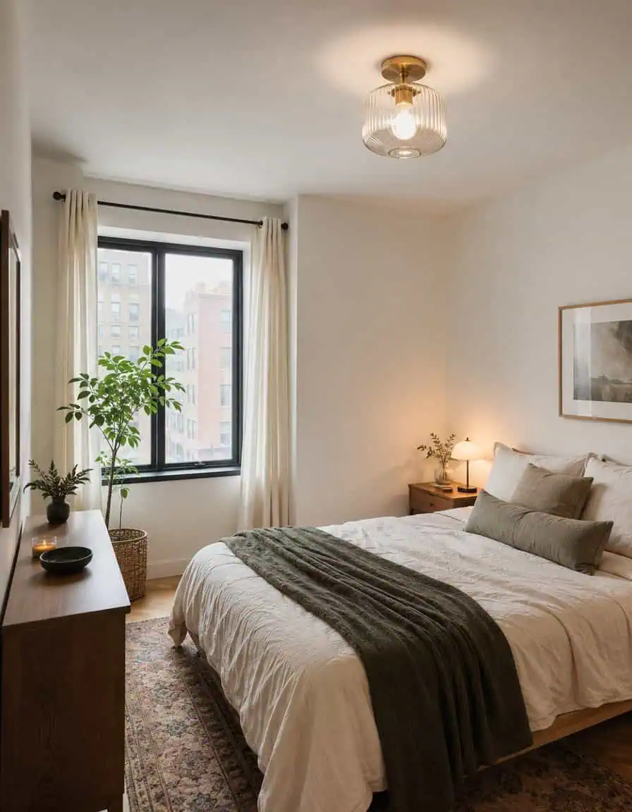 Swap Out Harsh Overhead Lights for Warm, Stylish Fixtures