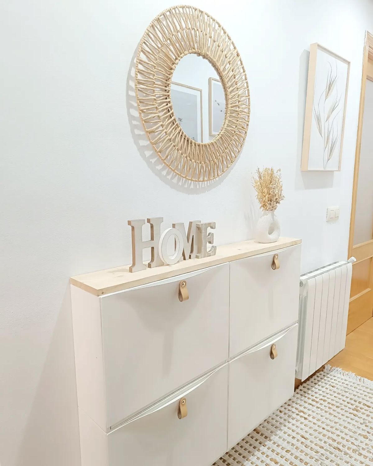 Sleek Storage Solution for Cozy Entryways