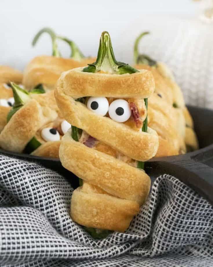 Mummified Jalapeño Bites: Spicy Little Wrapped Wonders