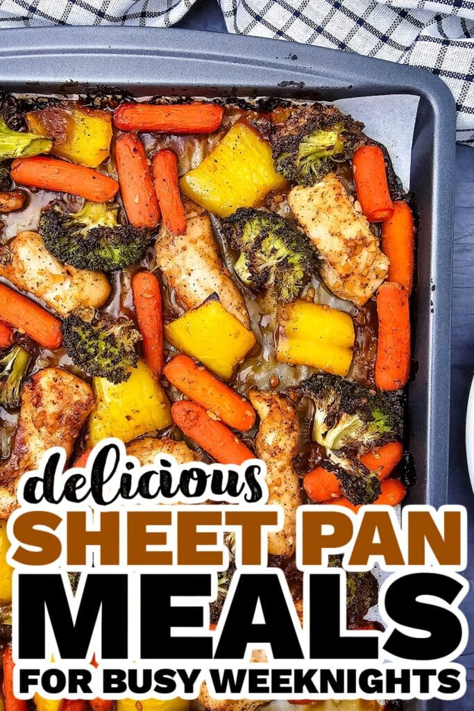 Easy Honey Garlic Chicken and Veggie Sheet Pan Dinner