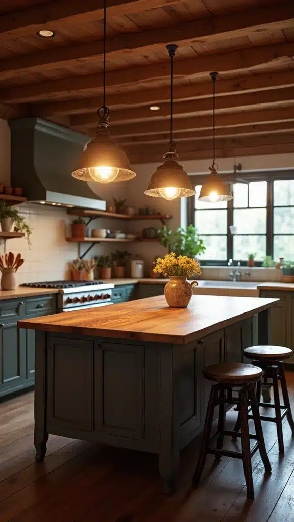 Timeless Glow: Elevate Your Kitchen with Vintage Lighting