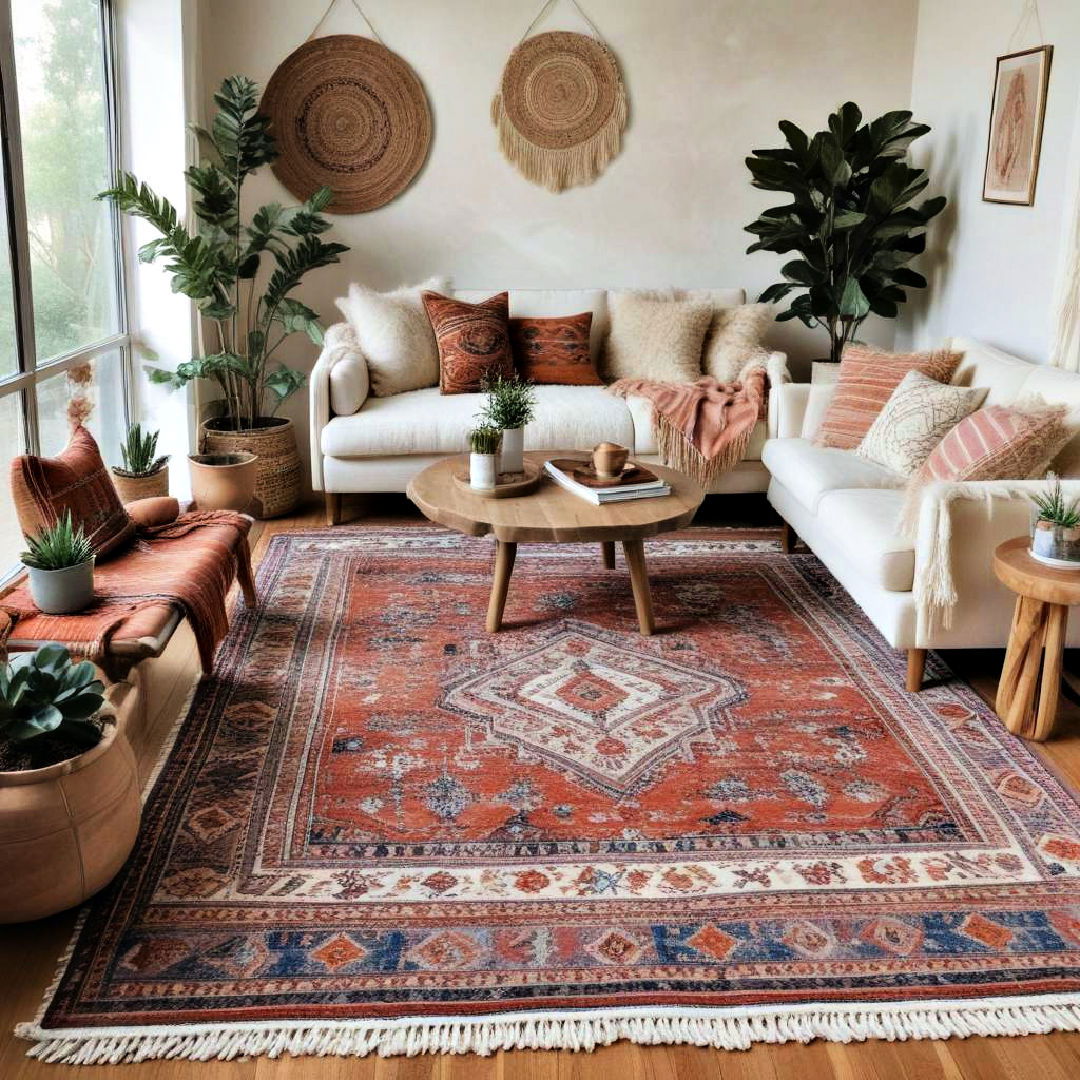 Craft Cozy Zones by Layering Rugs with Varied Textures