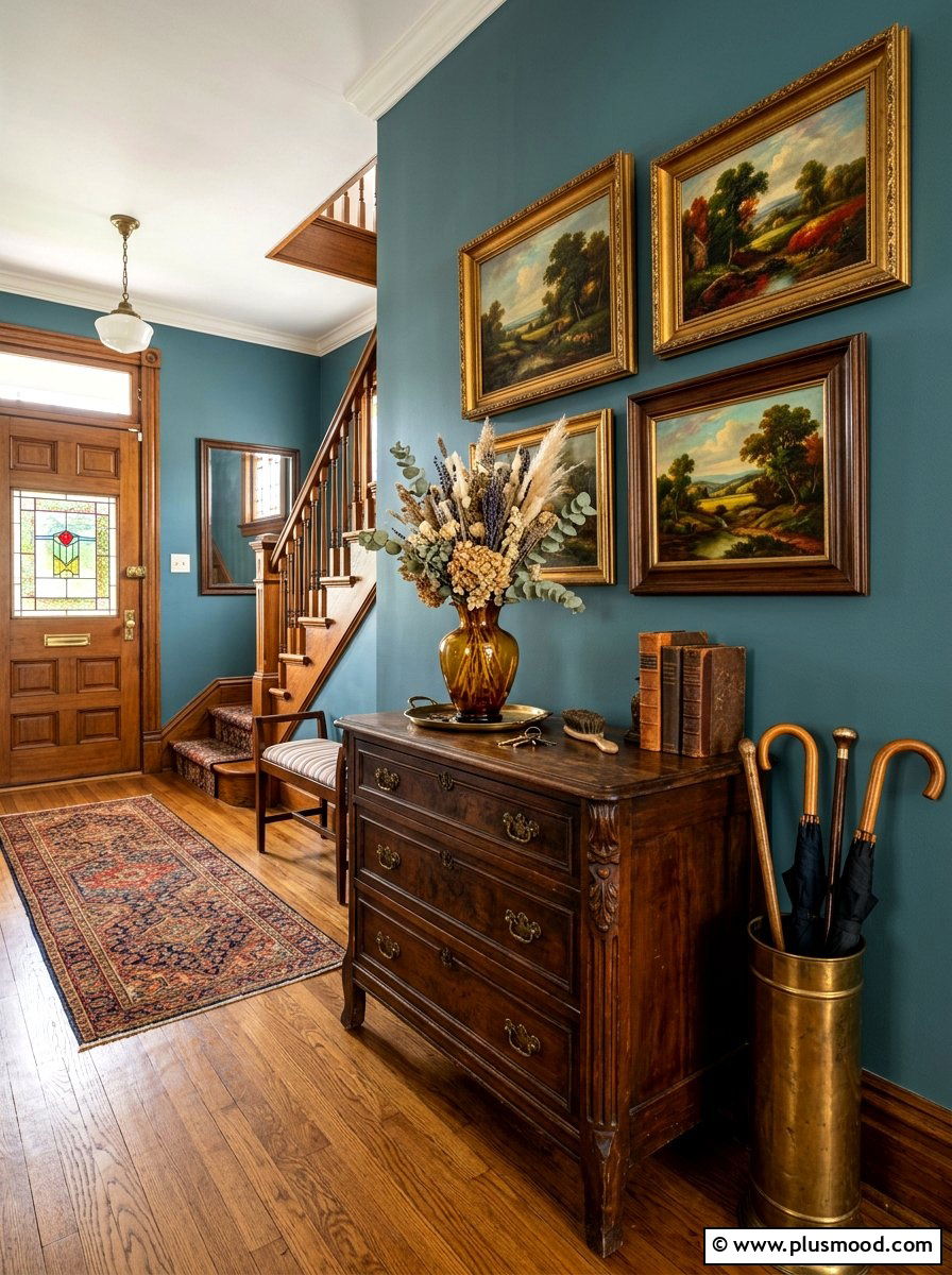 Timeless Charm: Crafting a Vintage-Inspired Entryway That Welcomes Autumn