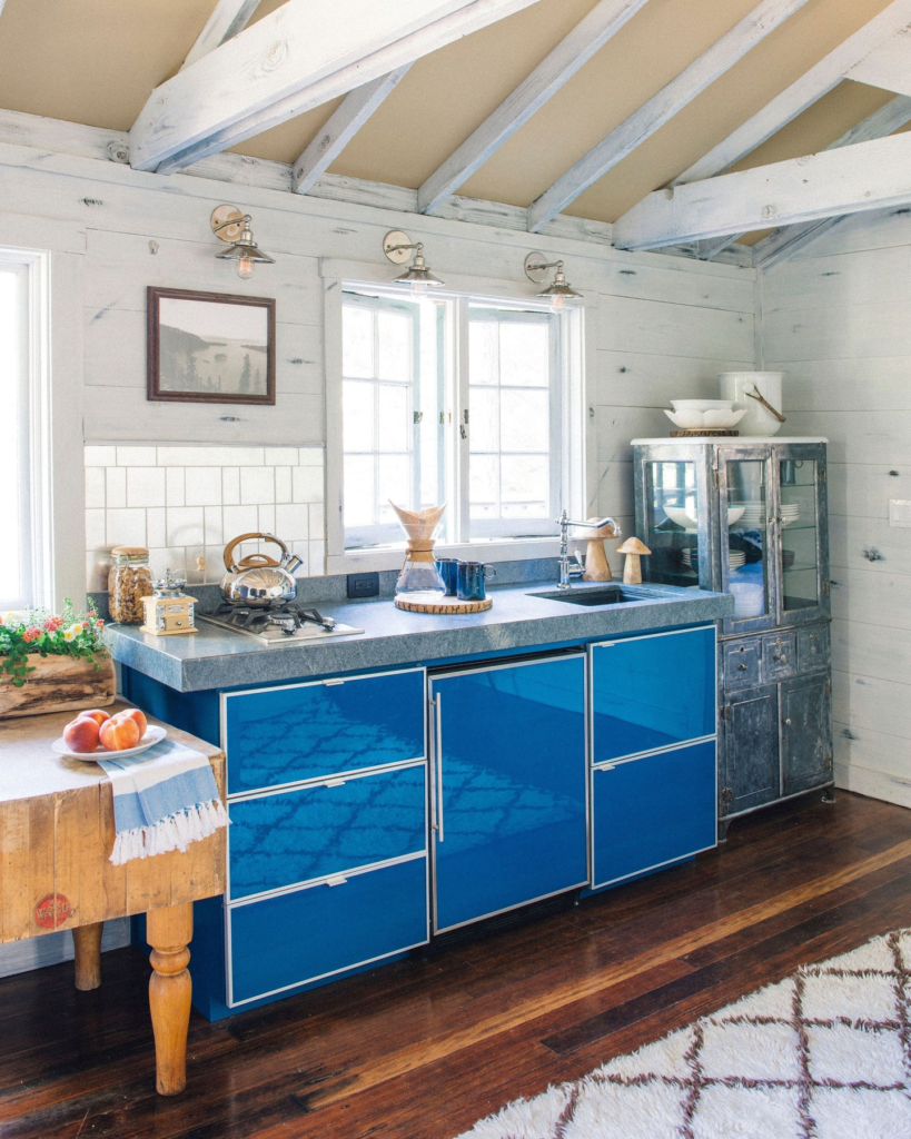 Showcase Cabinets with a Breeze of Coastal Charm