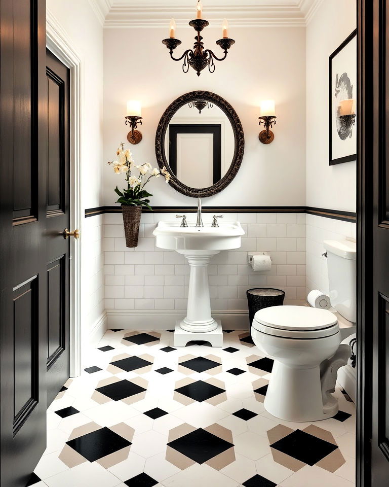 Classic and Chic Checkerboard Floors With a Twist
