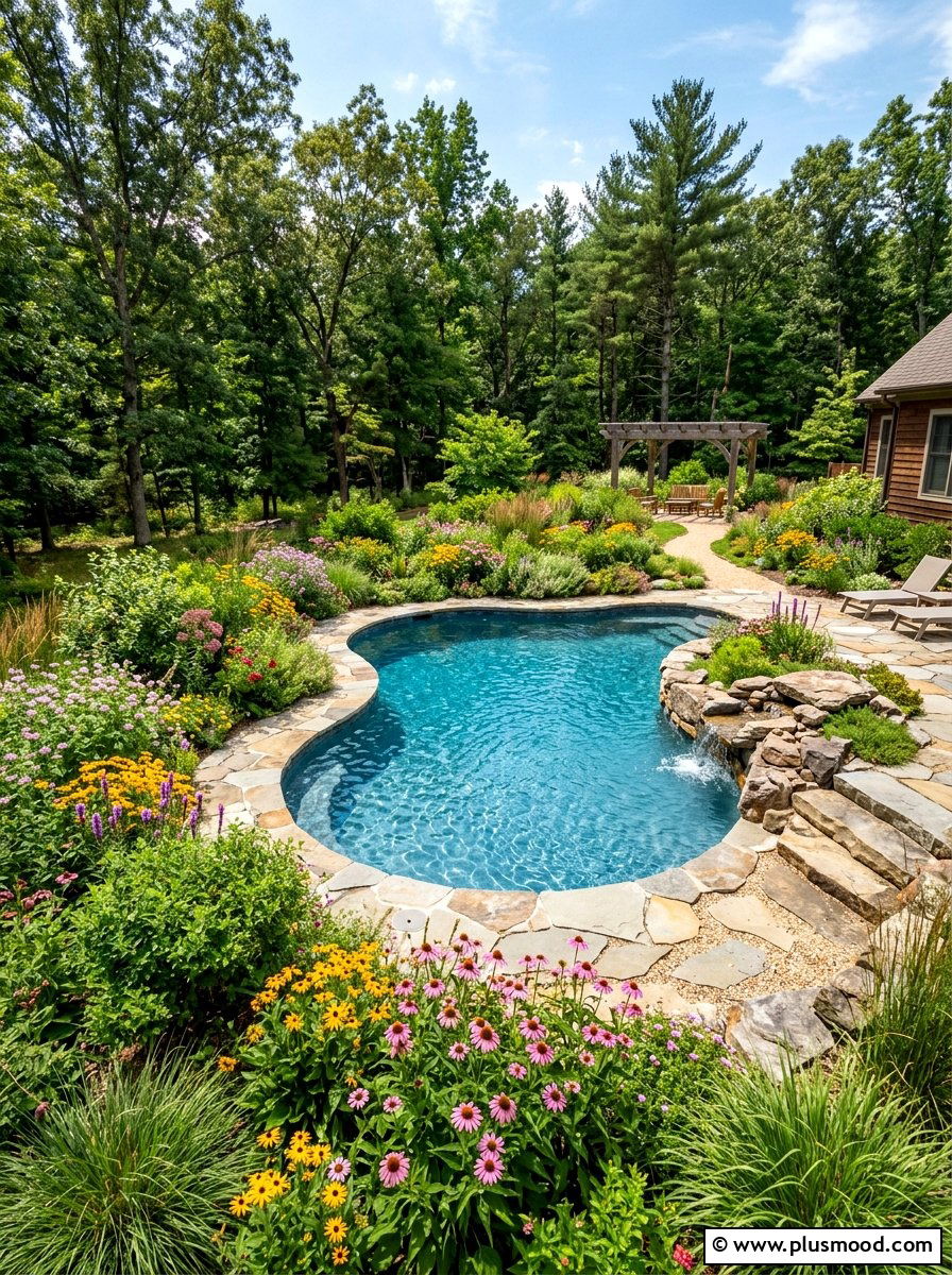 Embracing Native Flora Around Your Inground Pool
