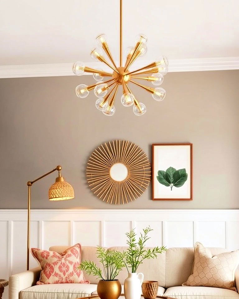 Illuminate Your Space with Mid-Century Modern Meets Bohemian Flair