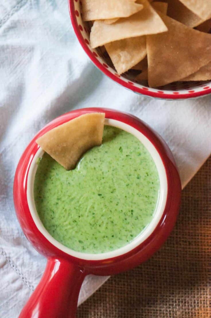 Witch's Cauldron: Creepy Green Queso Crock