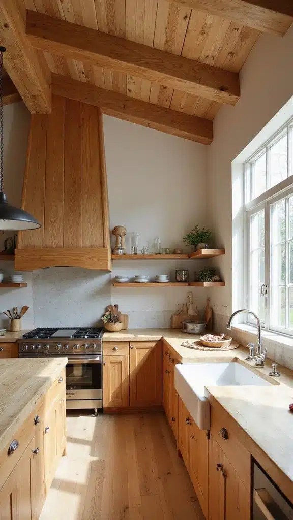 Embrace Earthy Elegance with Natural Wood Accents